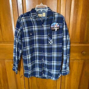 Ratatouille Blue Flannel